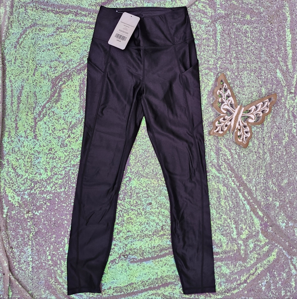 Fabletics Black High-Waisted Leggings Size Small NWT!!